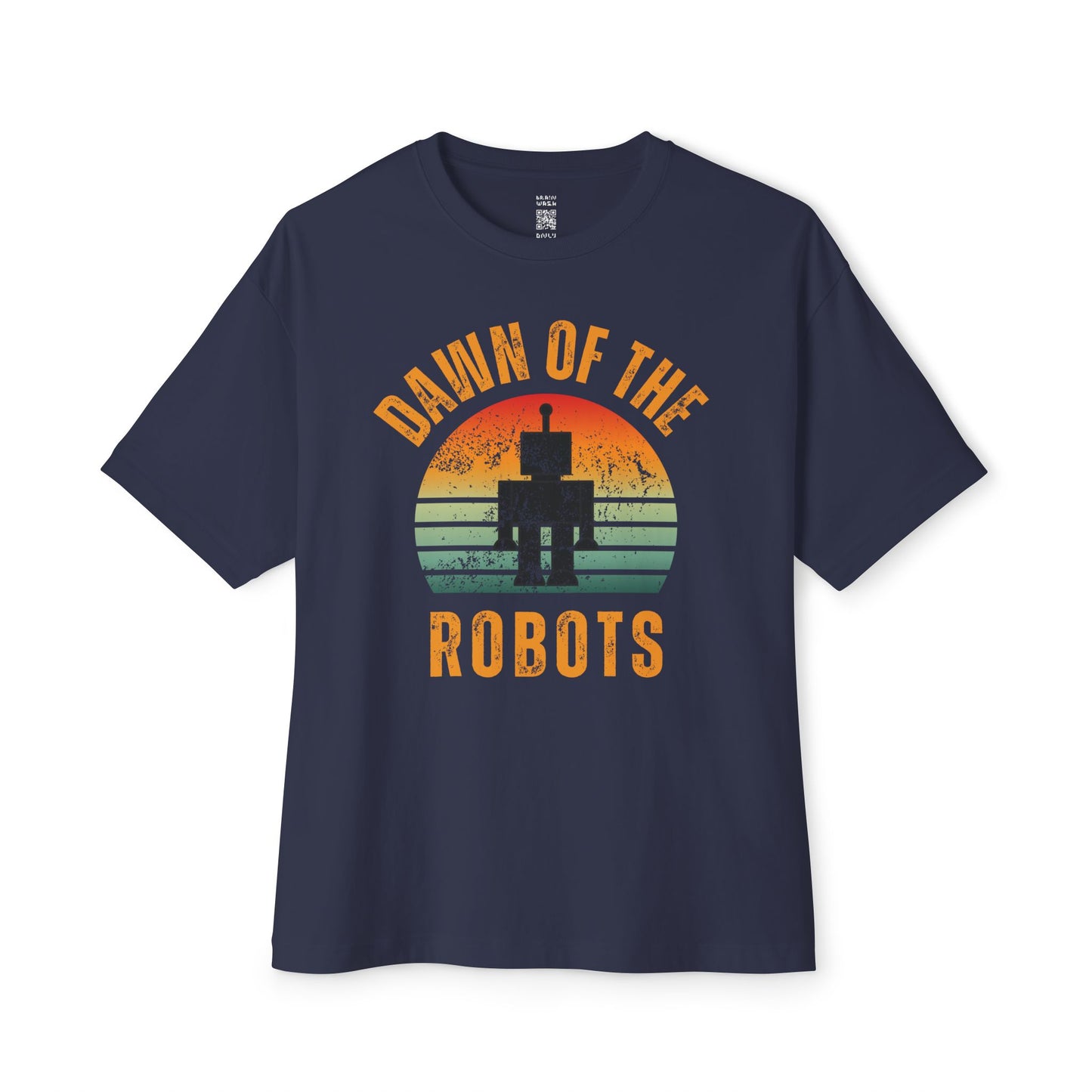 Dawn Of The Robots Retro Oversized Tee
