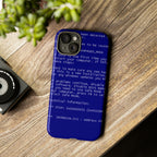 BSoD (Blue Screen of Death) Phone Case