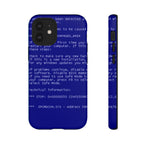 BSoD (Blue Screen of Death) Phone Case