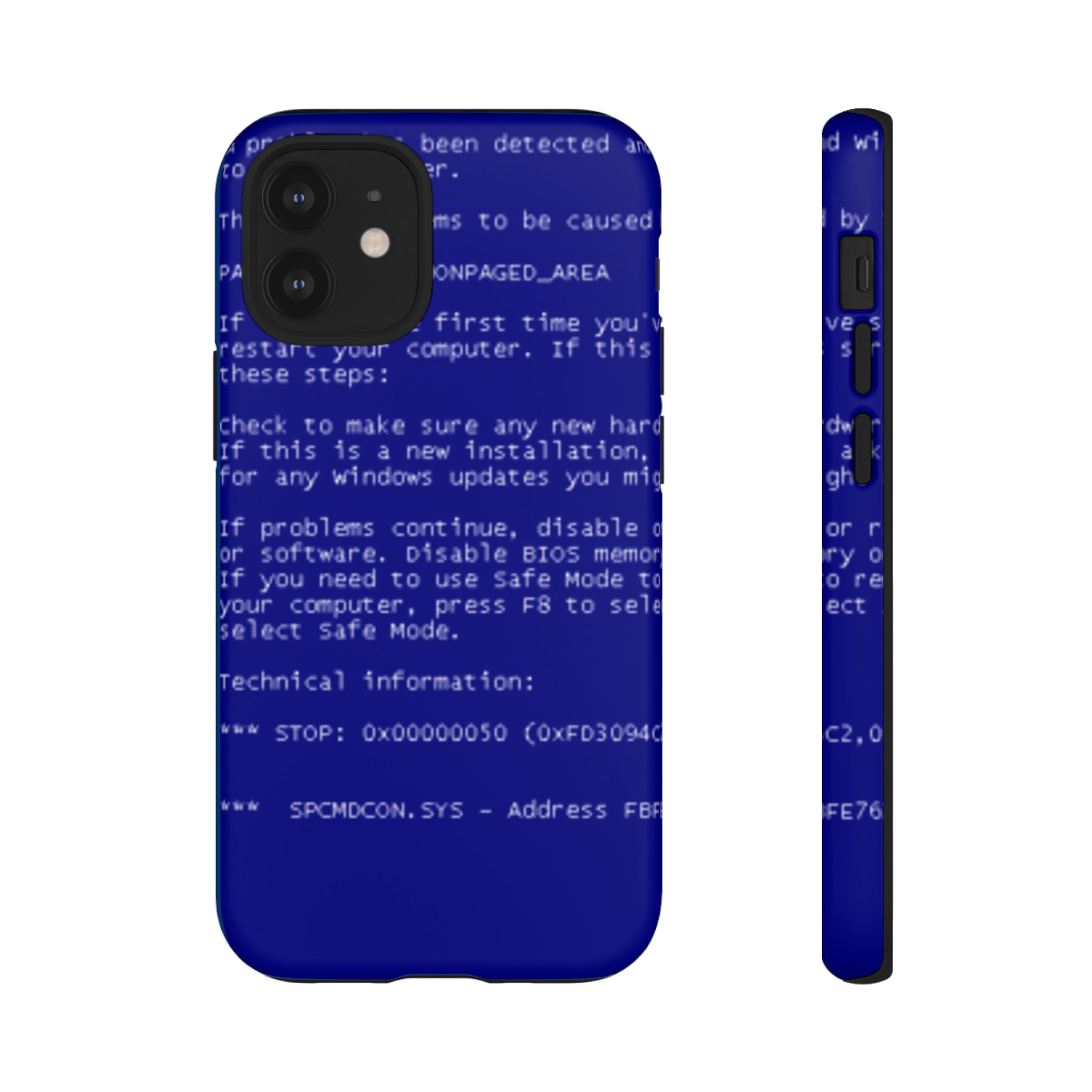 BSoD (Blue Screen of Death) Phone Case