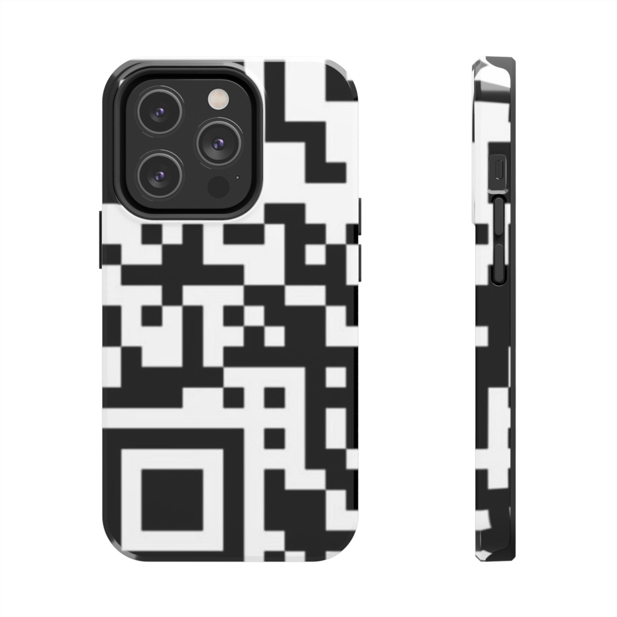 QR Print Tough Phone Case
