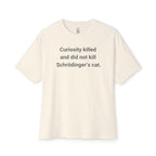 Curiosity And Schrödinger’s Cat Oversized Tee
