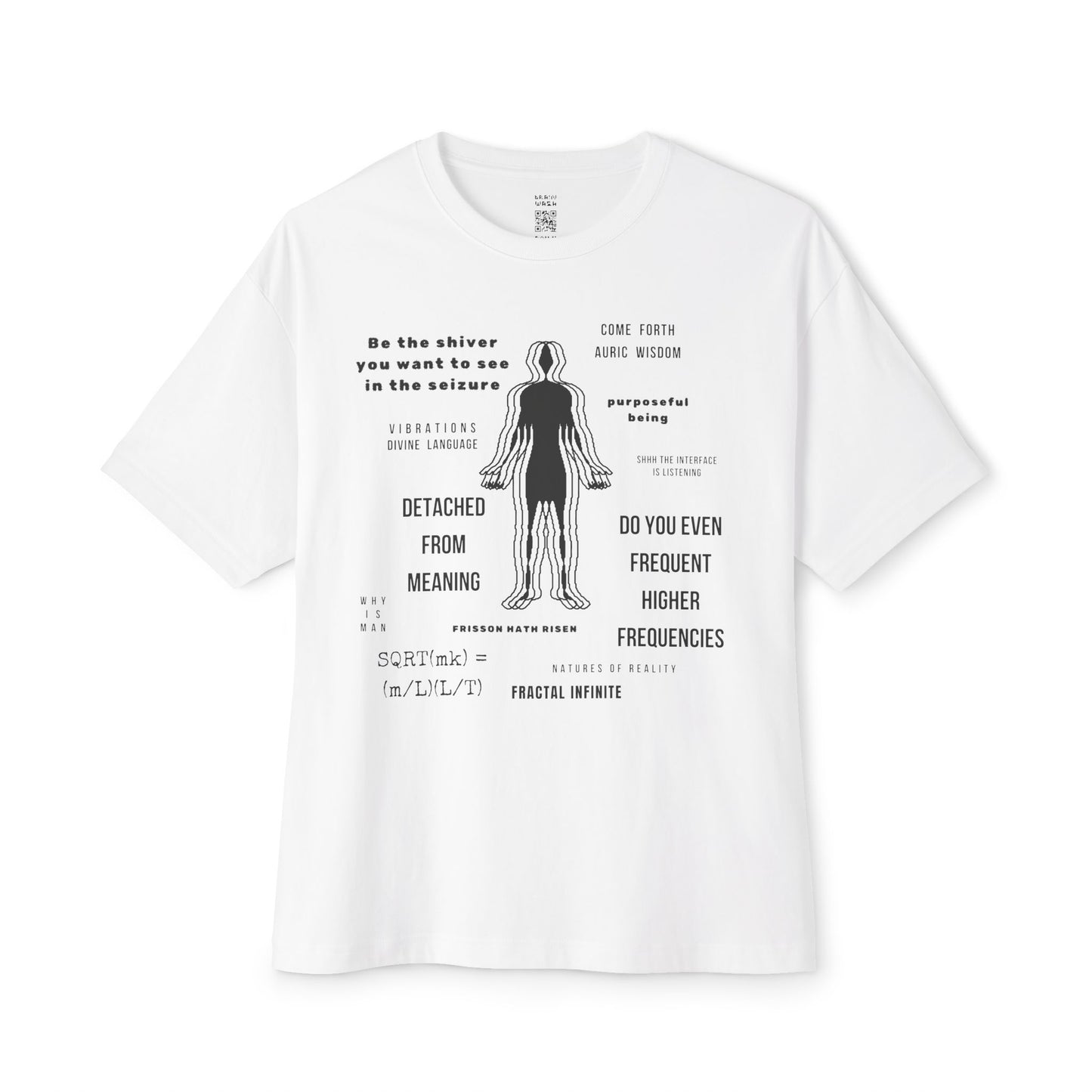 Contemplative Frequencies Oversized Tee