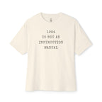 1984 Is Not An Instruction Manual Oversized Tee