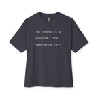 Ecosystem That Requires Our Care Oversized Tee