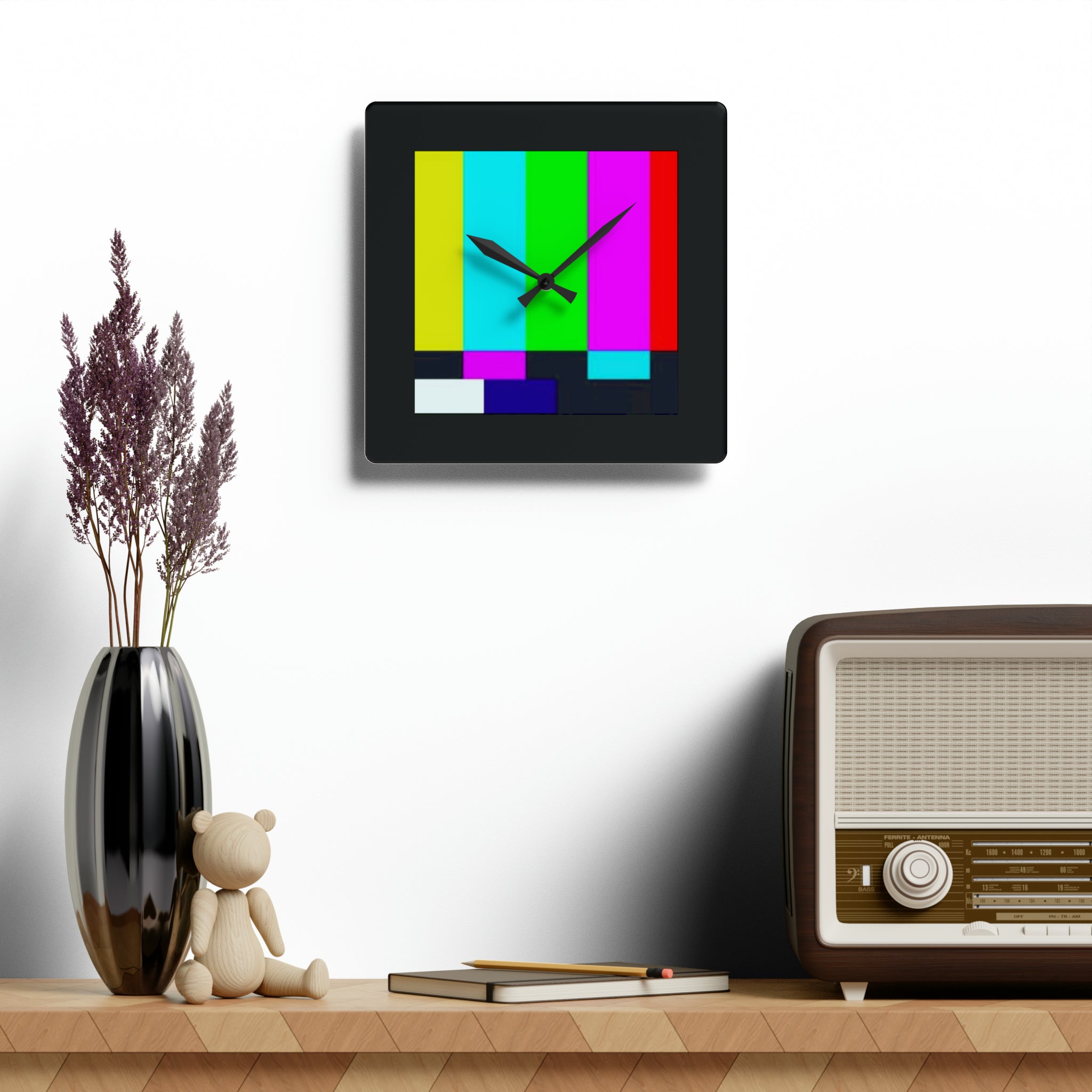 Please Stand By Clock