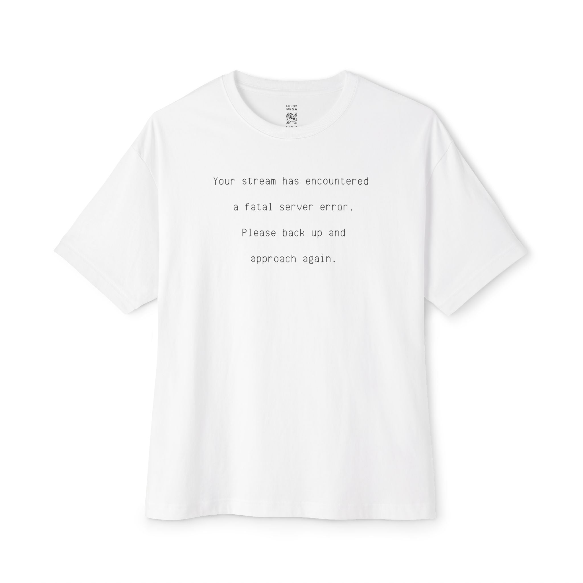 Fatal Server Error Oversized Tee