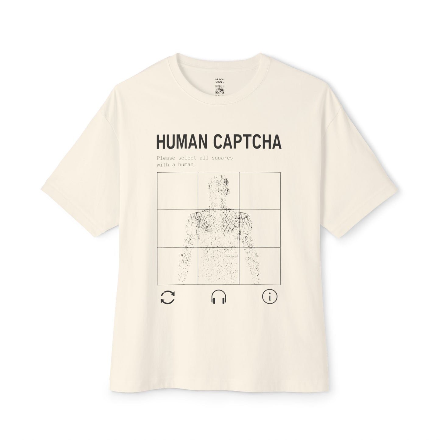 Human CAPTCHA Oversized Tee