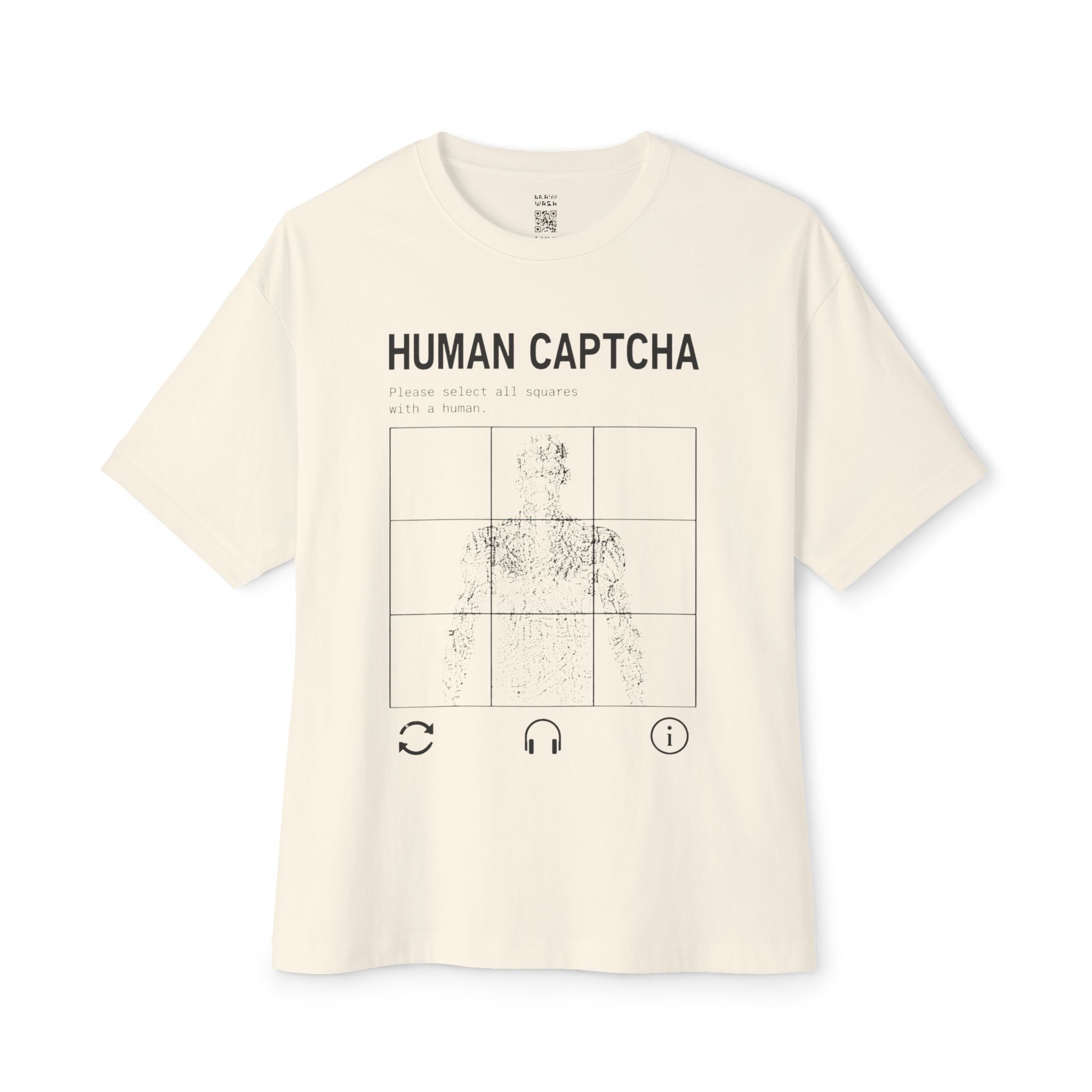Human CAPTCHA Oversized Tee