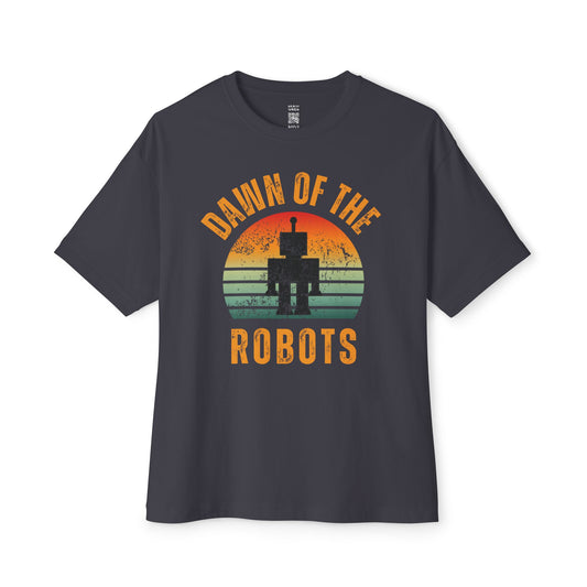 Dawn Of The Robots Retro Oversized Tee