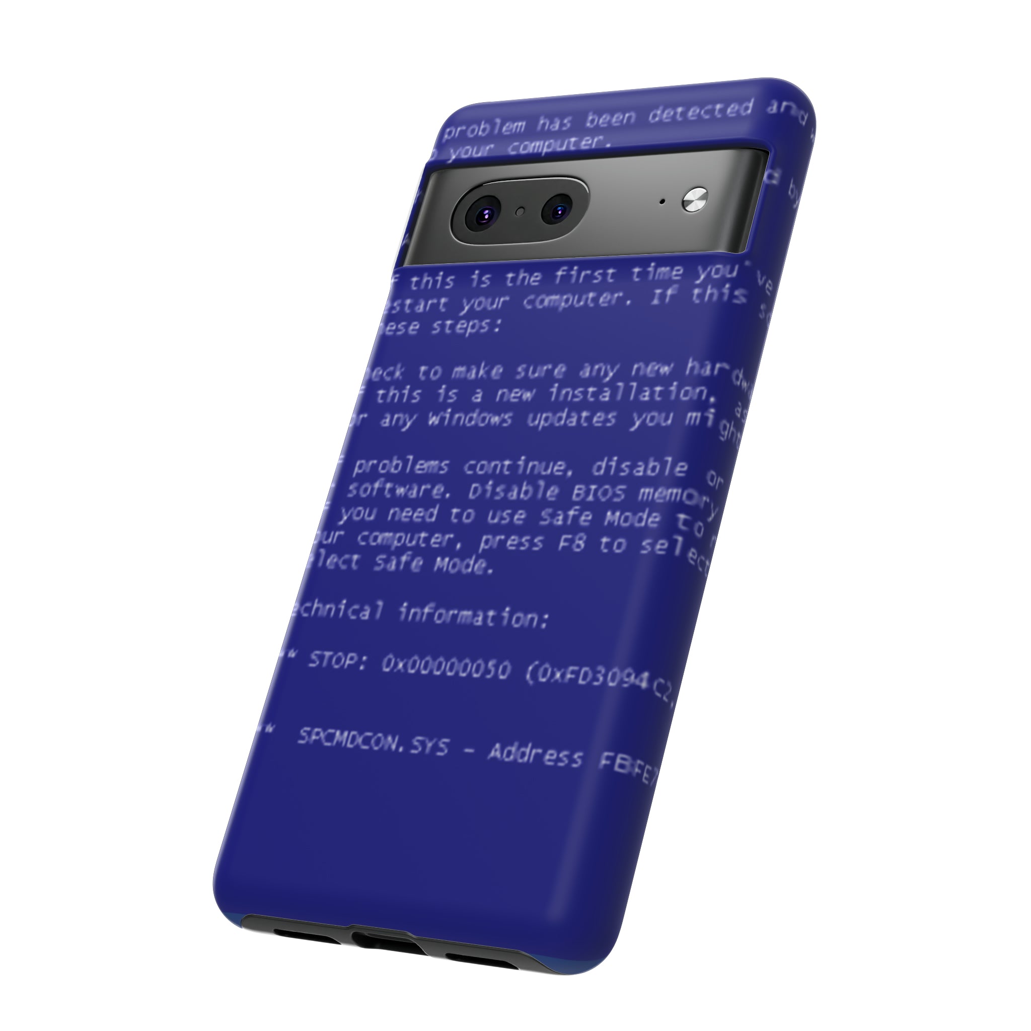 BSoD (Blue Screen of Death) Phone Case