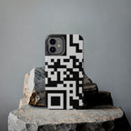 QR Print Tough Phone Case