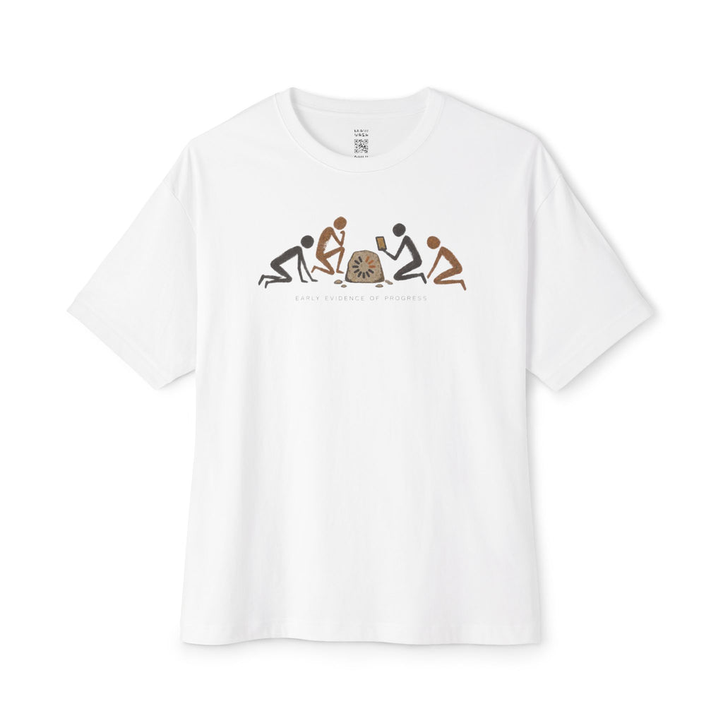 Early Evidence Of Progress Oversized Tee