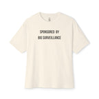 Sponsored By Big Surveillance Oversized Tee