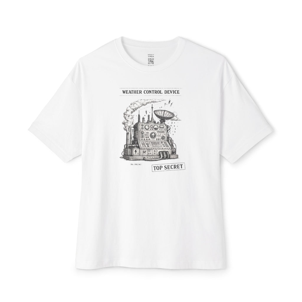 Top Secret Weather Control Device Oversized Tee