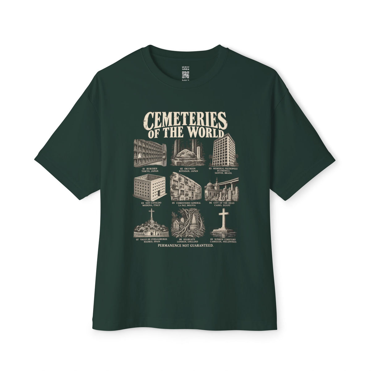 Cemeteries Oversized Tee
