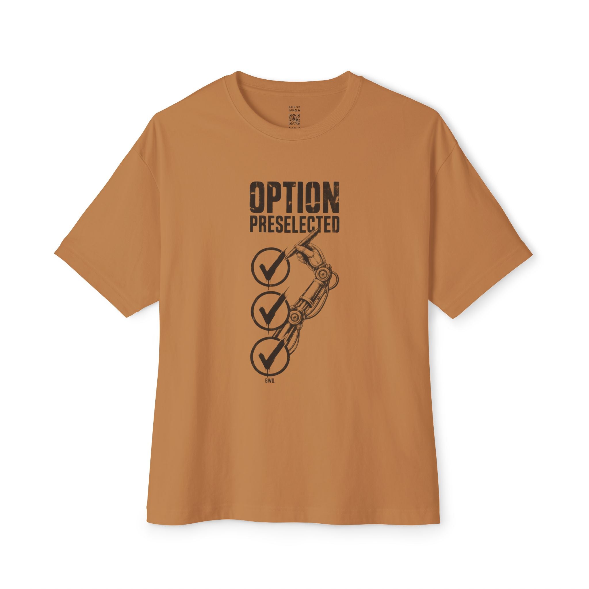 Option Preselected Oversized Tee