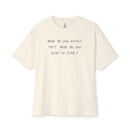 What Do You Scroll For Oversized Tee