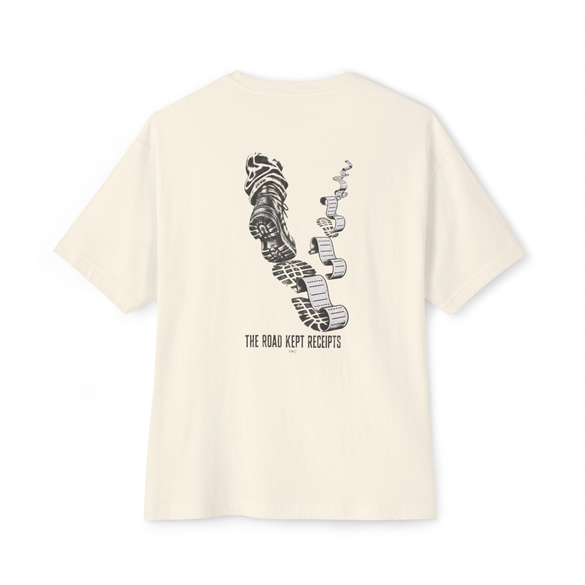The Road Kept Receipts Oversized Tee