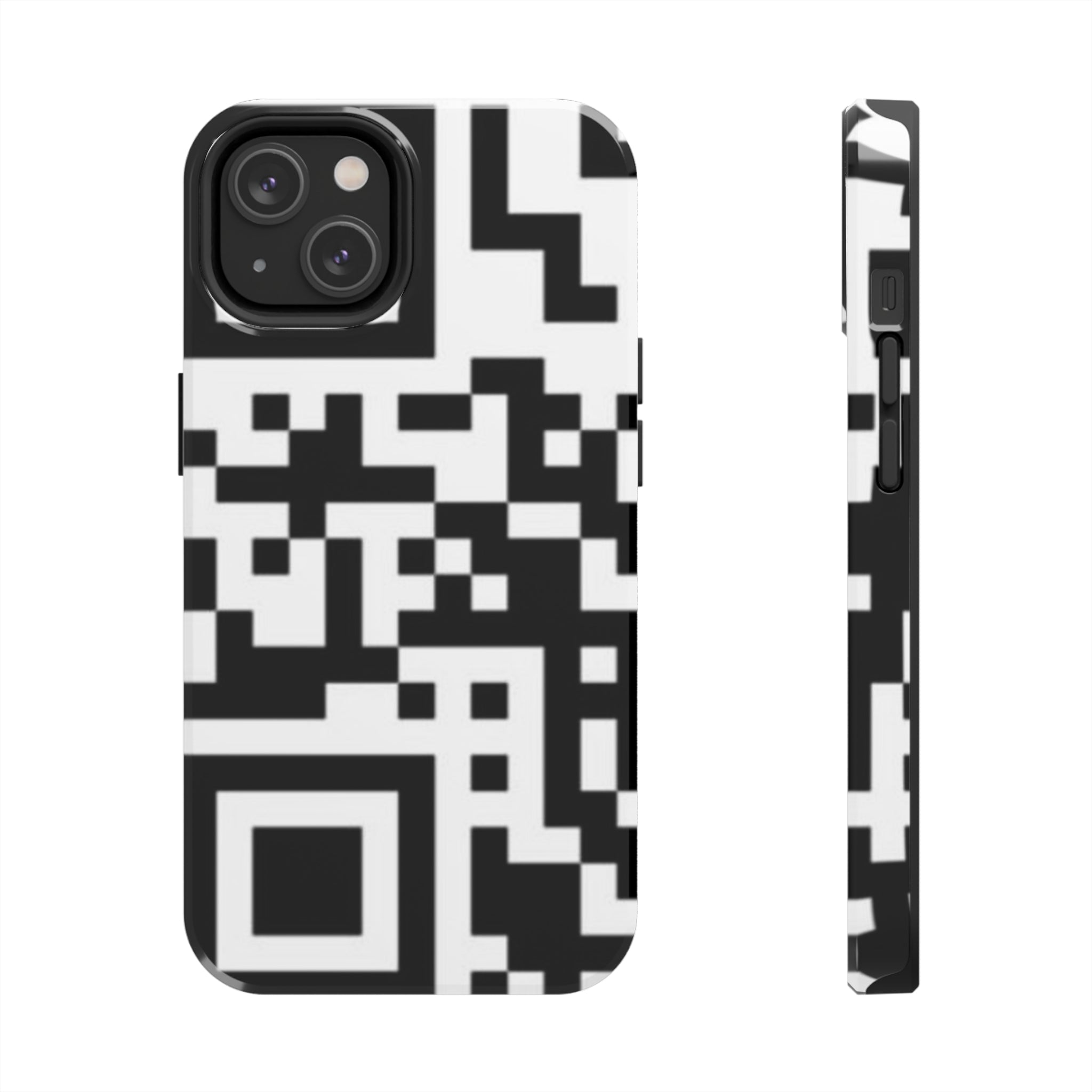 QR Print Tough Phone Case