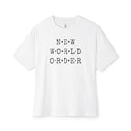 New World Order Oversized Tee