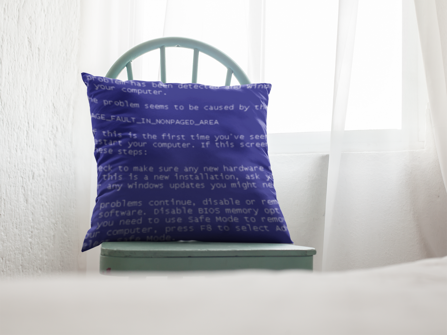 BSOD (Blue Screen of Death) Pillow