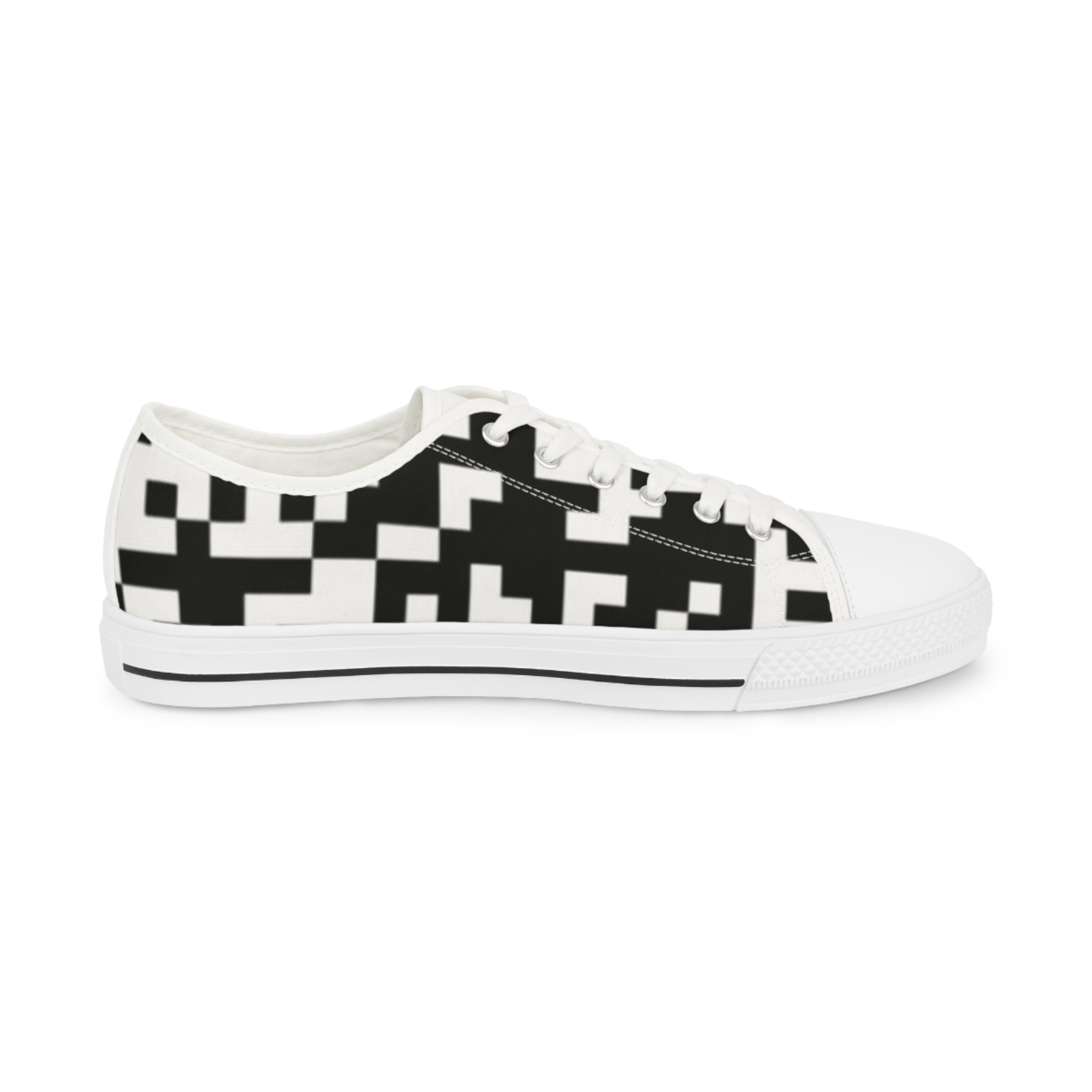 Men’s QR Print Low Top Sneakers
