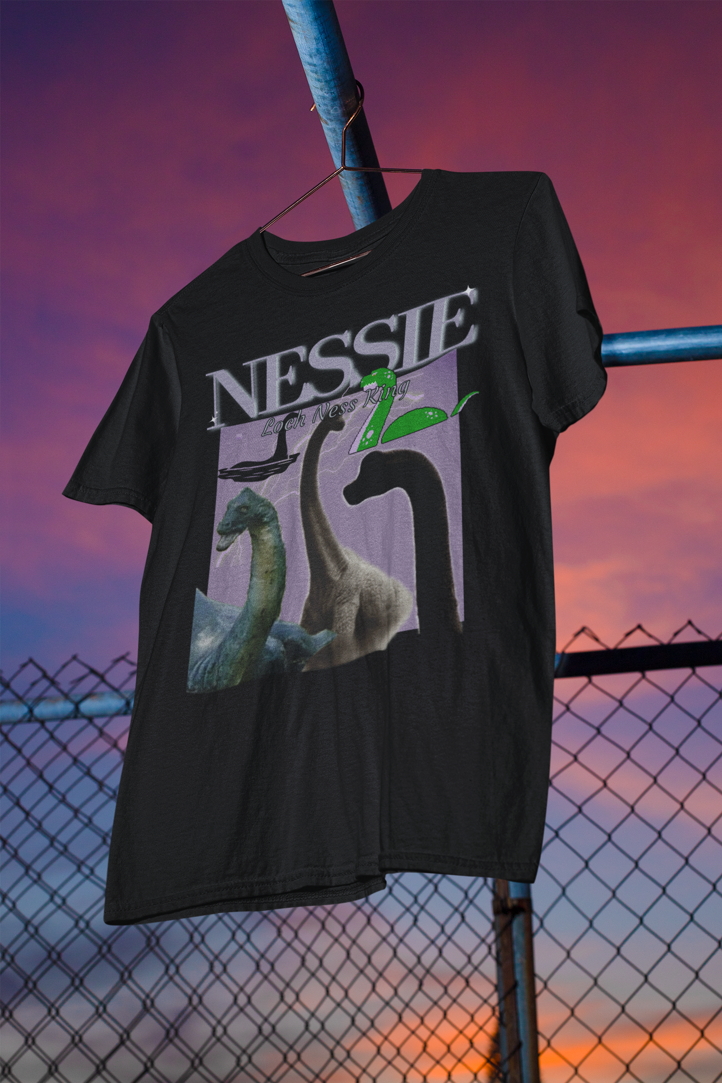 Nessie Loch Ness King Homage T-Shirt