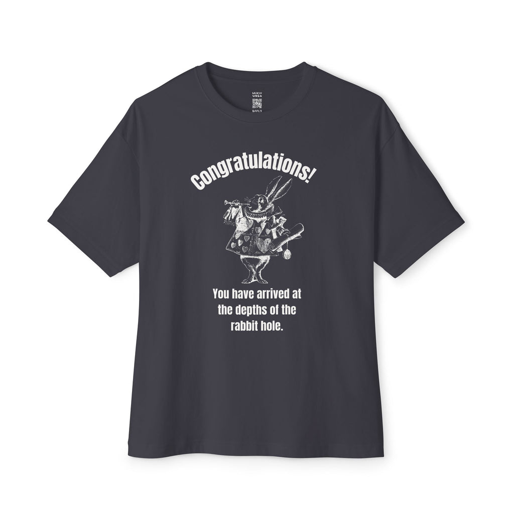 Depths Of The Rabbit Hole Oversized Tee