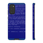 BSoD (Blue Screen of Death) Phone Case
