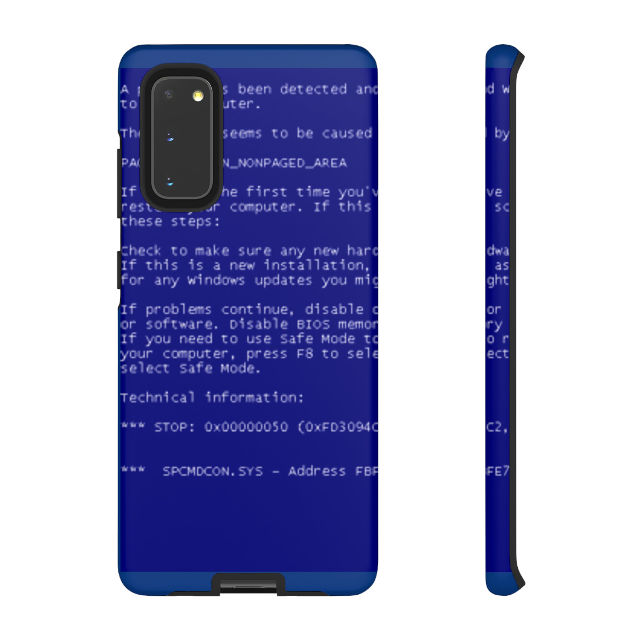 BSoD (Blue Screen of Death) Phone Case
