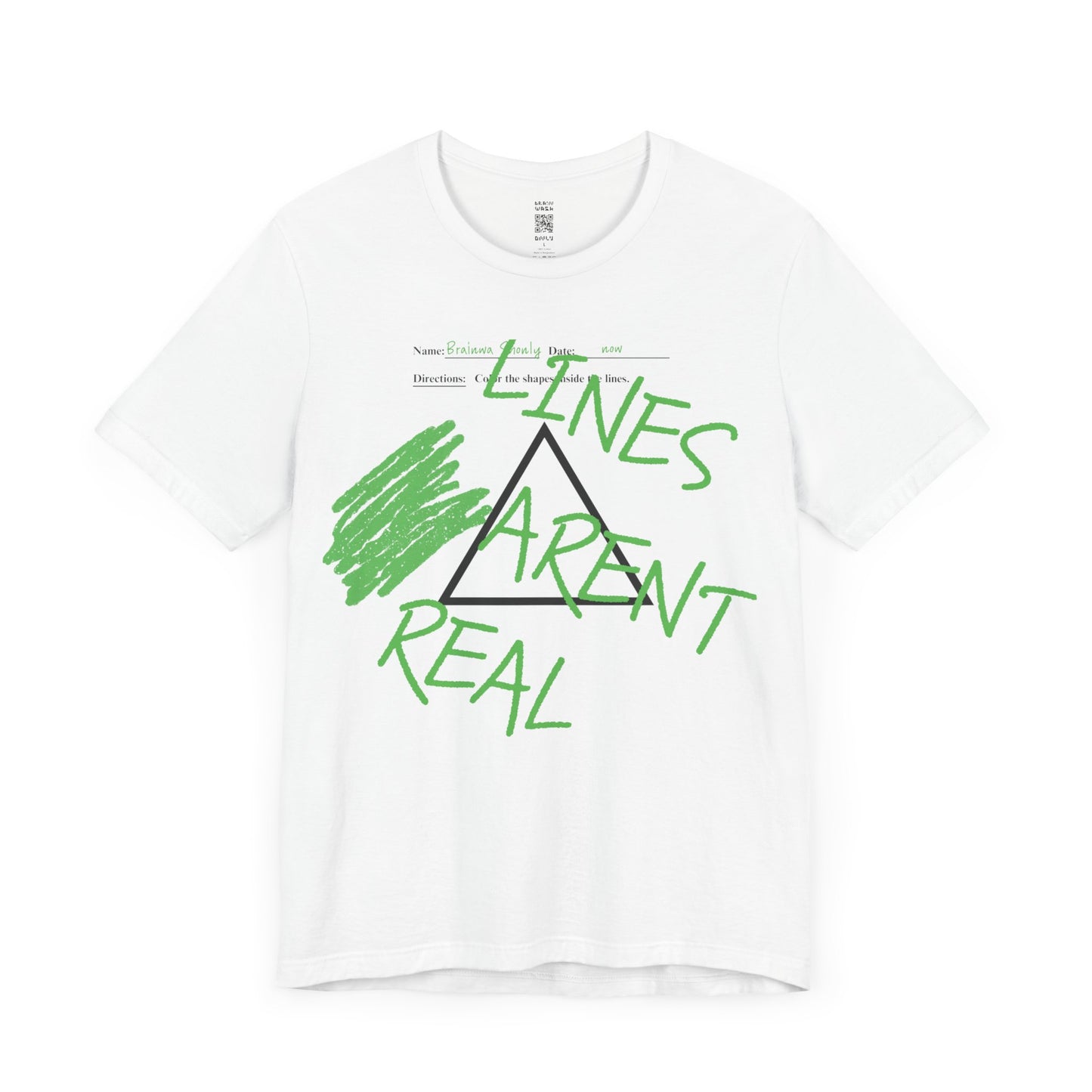 Directions: Color Inside The Lines (Triangle) T-Shirt