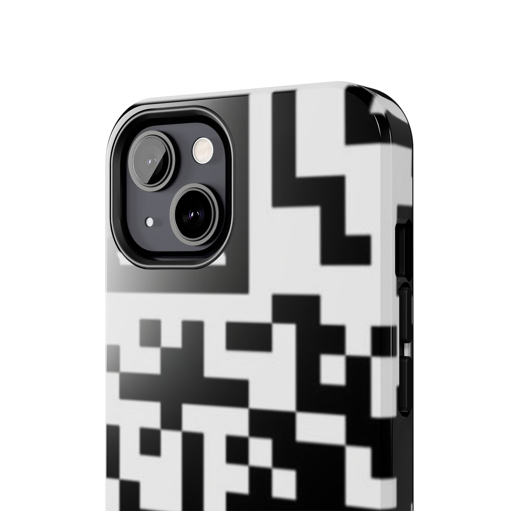 QR Print Tough Phone Case