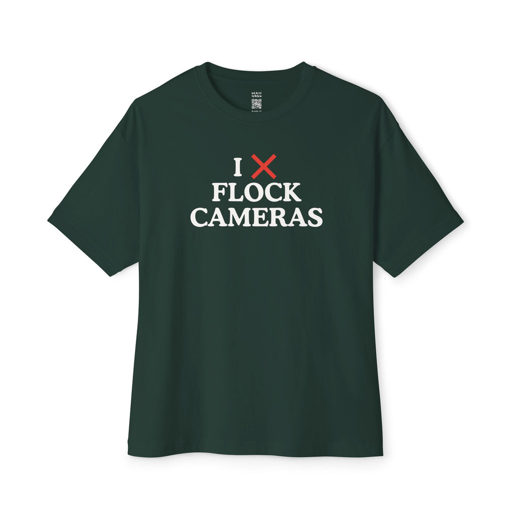 I X Flock Cameras Oversized Tee