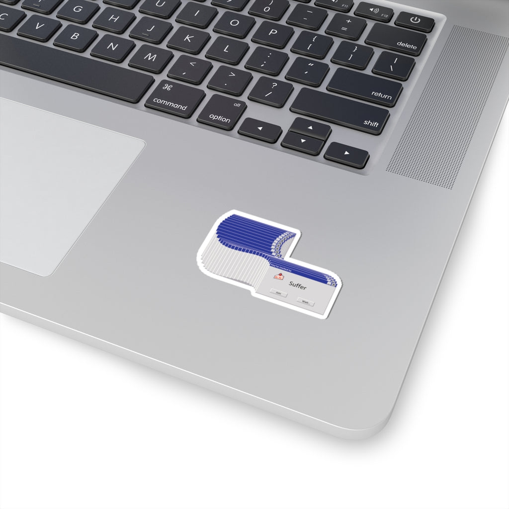 Invitation To Suffer Popup Sticker