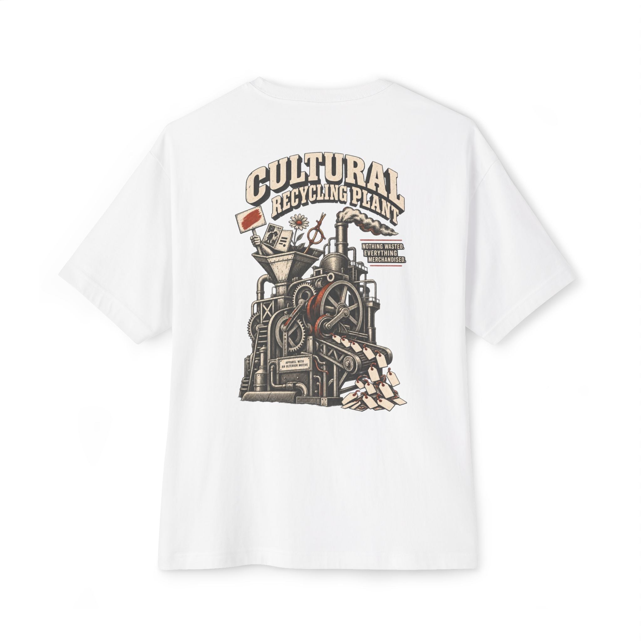 Cultural Recycling Plant Oversized Tee
