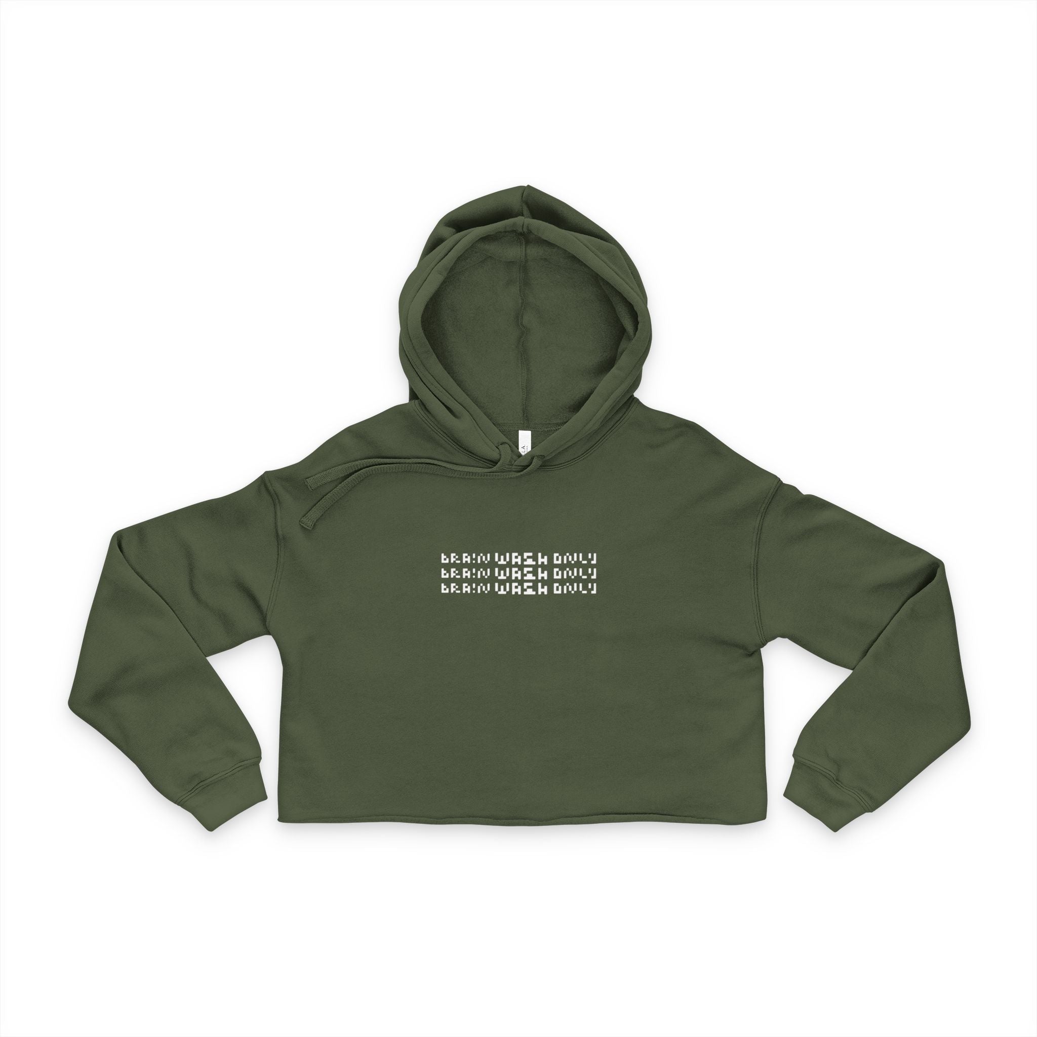Oversized Cropped Hoodie