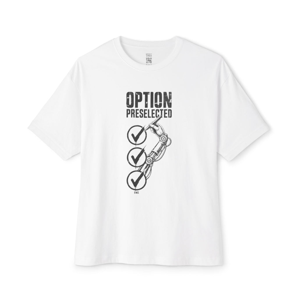 Option Preselected Oversized Tee