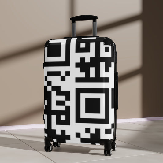 QR Print Suitcase