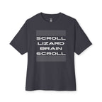 Scroll Lizard Brain Scroll Oversized Tee