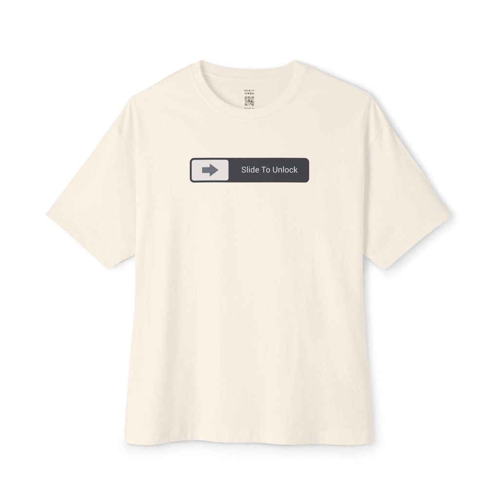 Slide To Unlock Oversized Tee