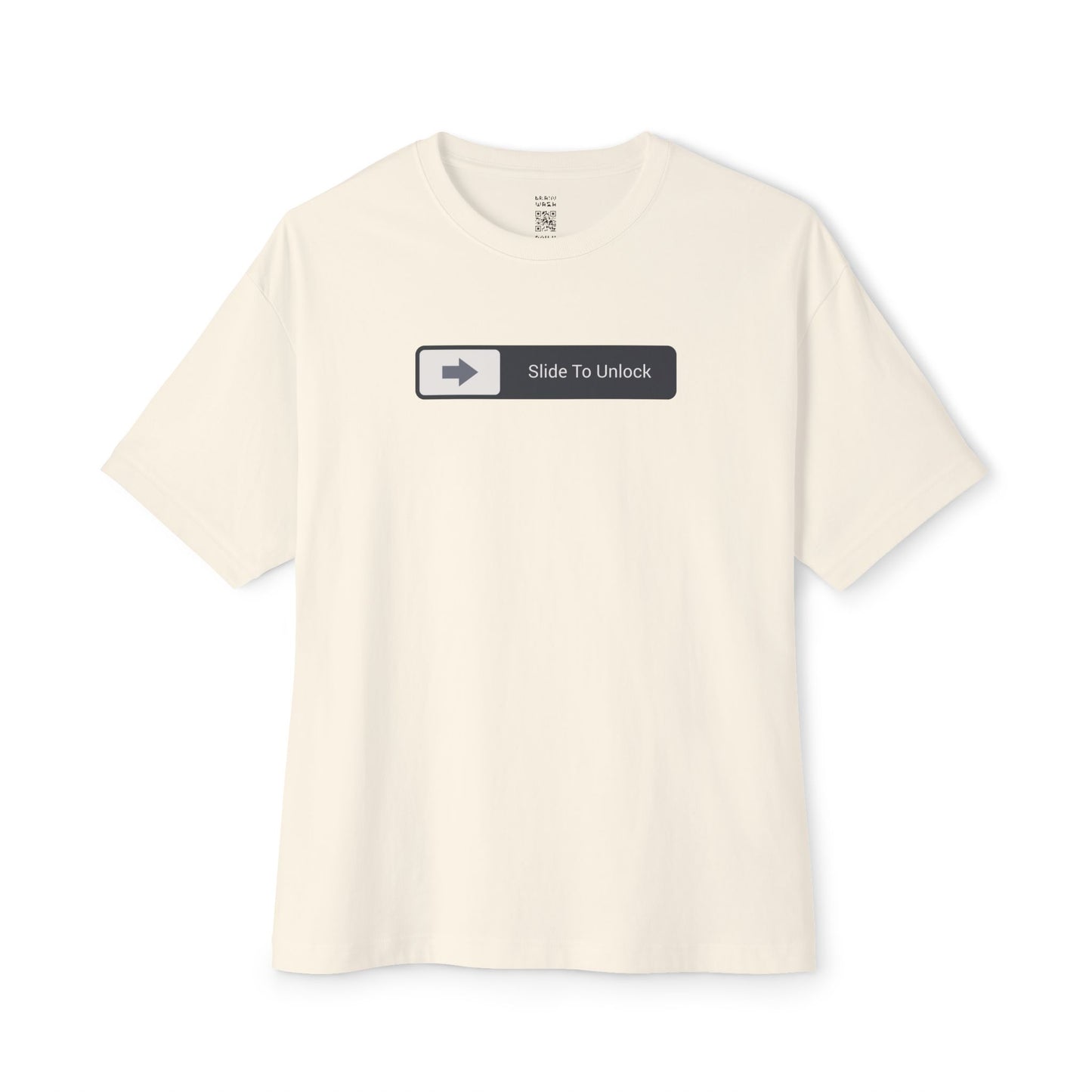 Slide To Unlock Oversized Tee