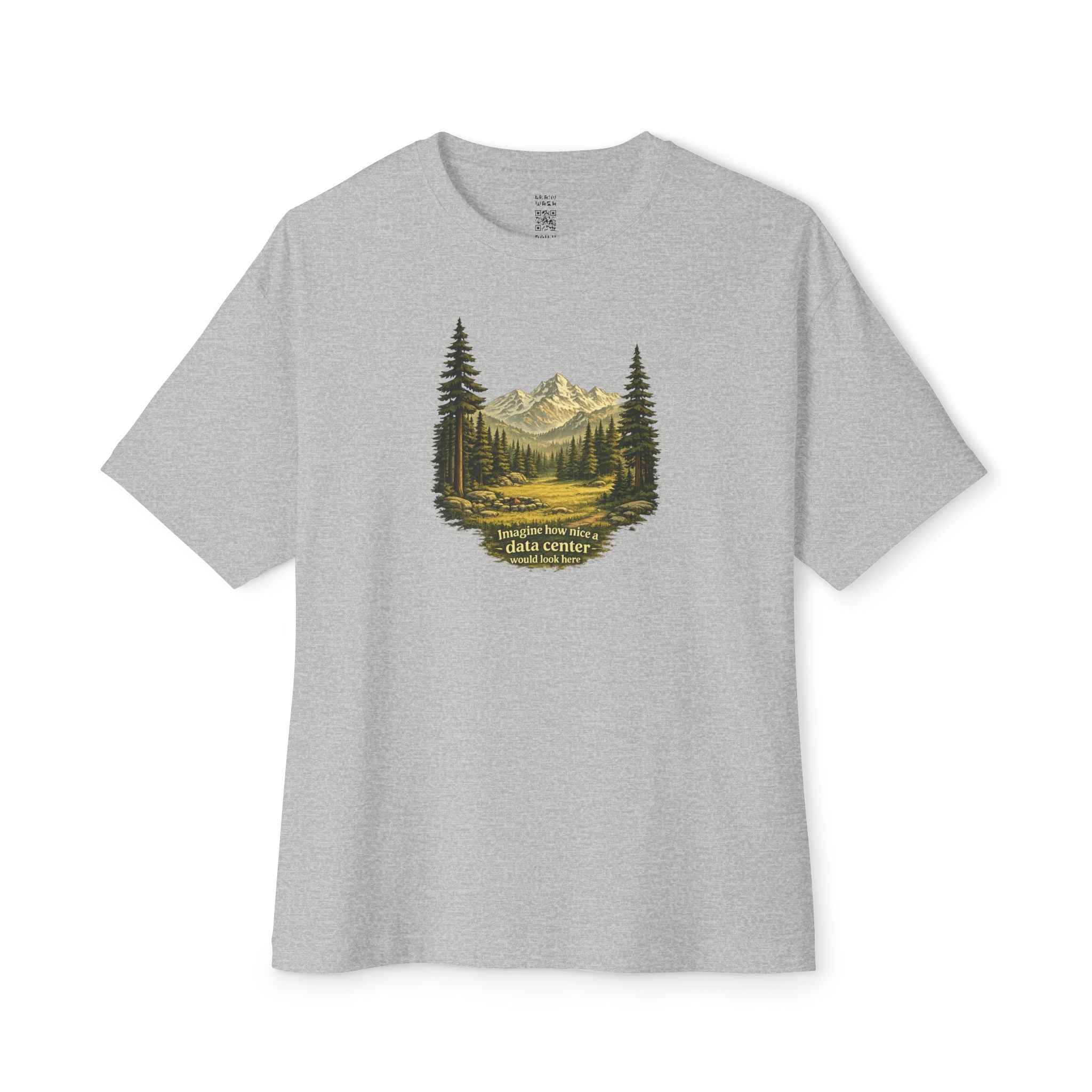 Imagine How Nice Alpine Clearing Oversized Tee