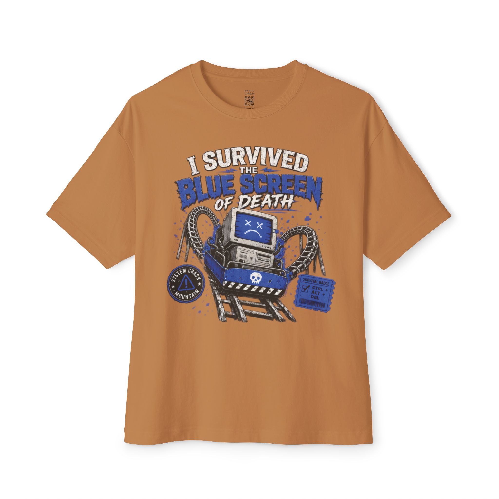 I Survived The Blue Screen Of Death Oversized Tee