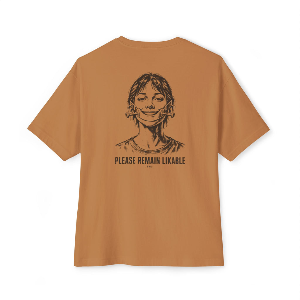Please Remain Likable Oversized Tee