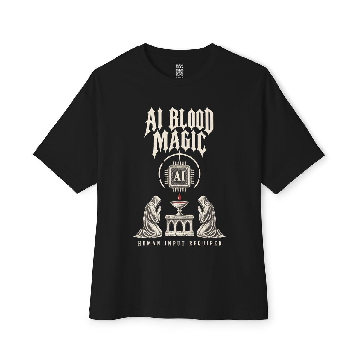 AI Blood Magic Oversized Tee