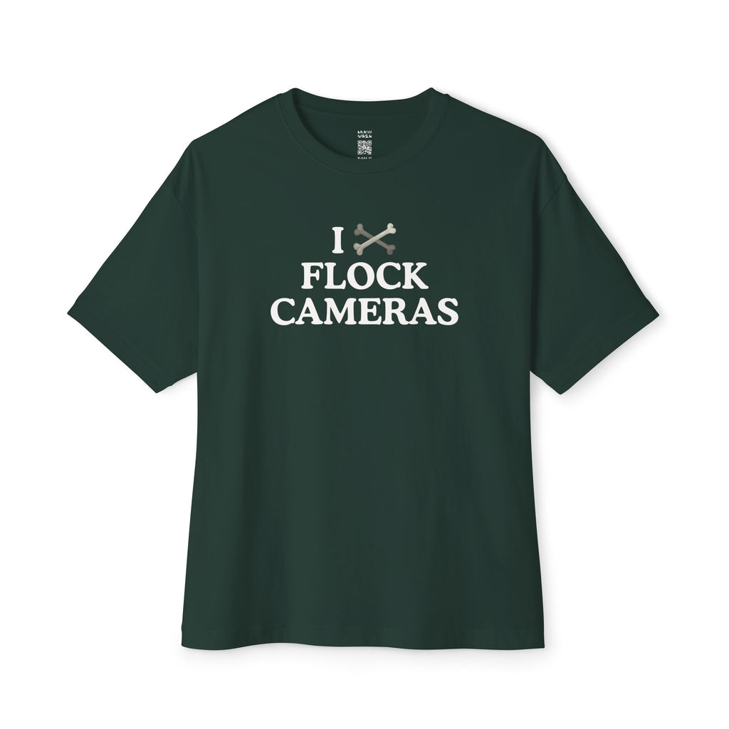 I X Flock Cameras Jolly Roger Oversized Tee