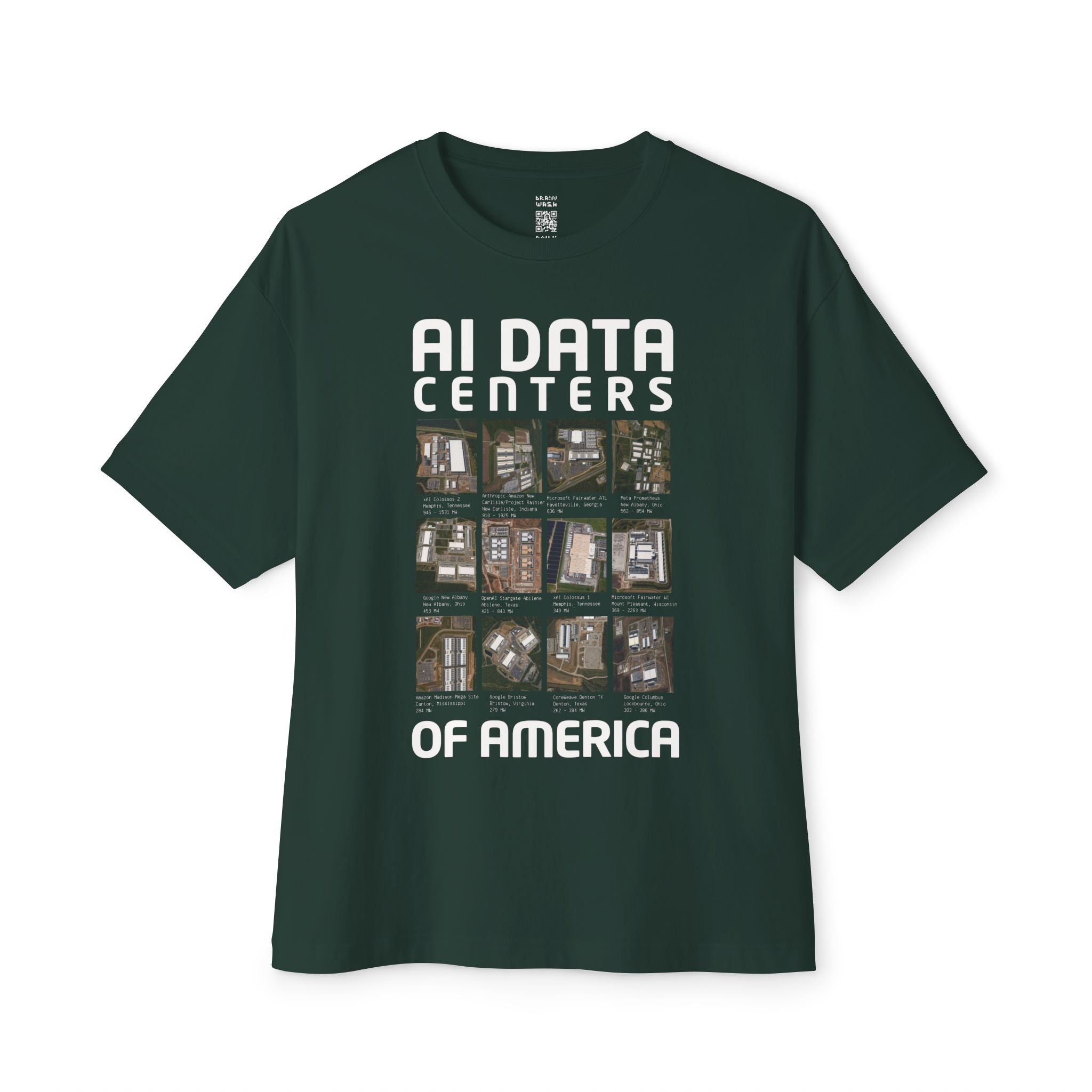 AI Data Centers Of America Oversized Tee