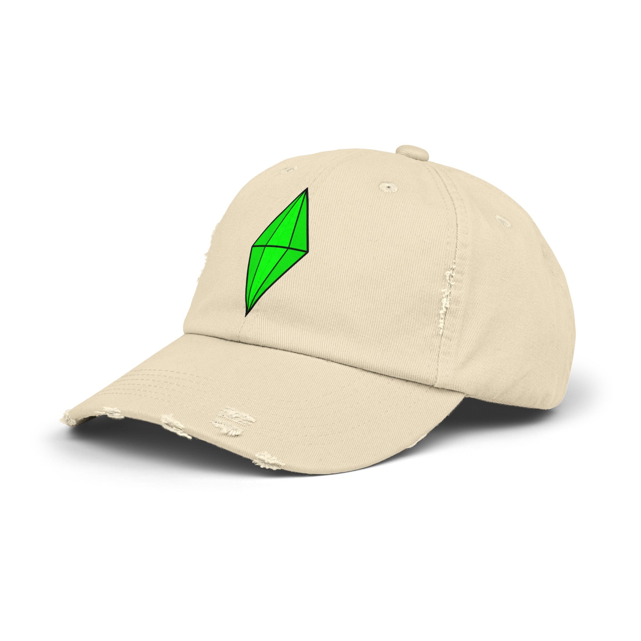 Distressed Plumbob Dad Hat