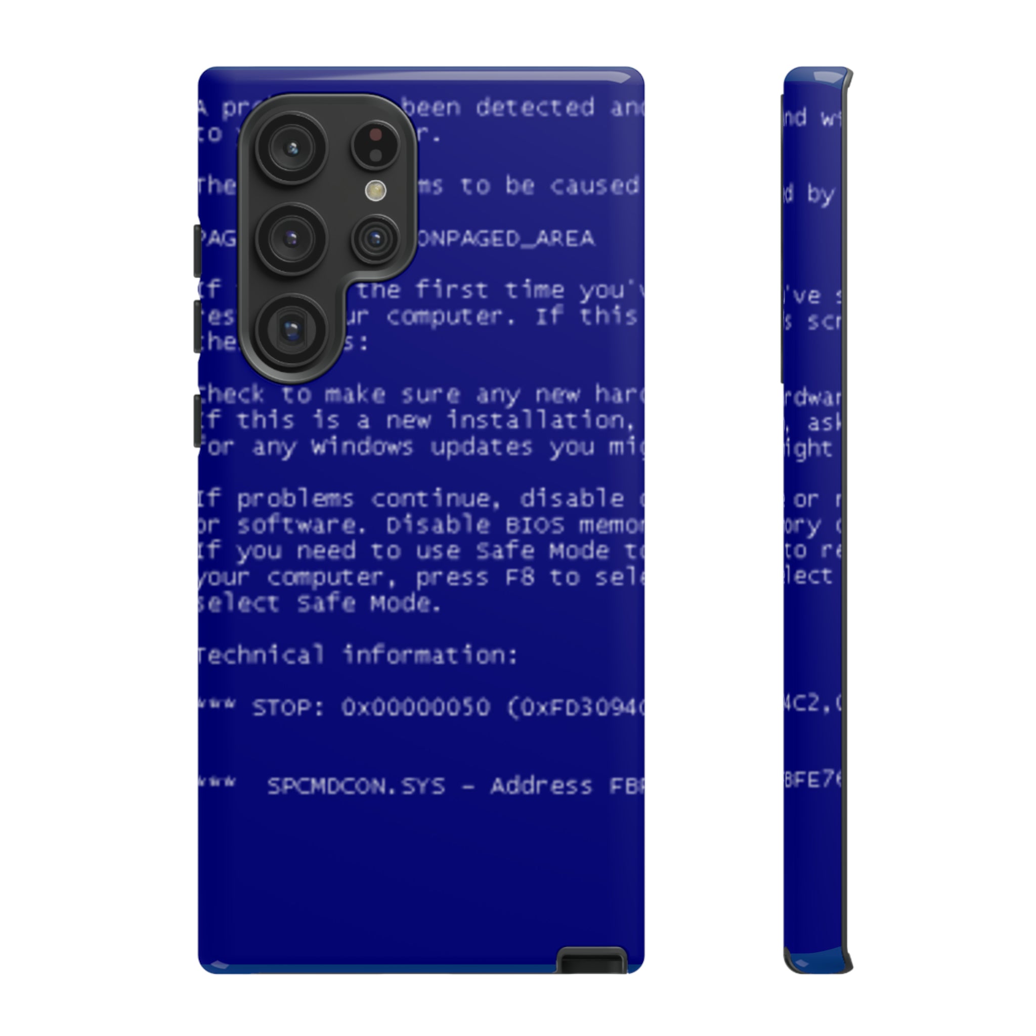 BSoD (Blue Screen of Death) Phone Case